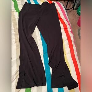 Lululemon Groove Pants wide leg with slits